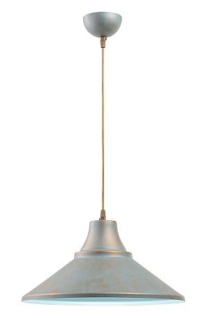 Φωτιστικό μονόφωτο αλουμίνιο sapphire/πατίνα χρυσή Ε27 Φ40