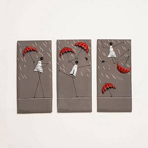 Καρτ Ποστάλ με 2 ομπρέλες