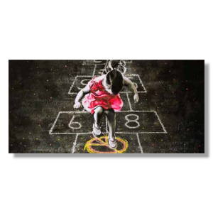 HM0302 - Πίνακας παιδί που παίζει