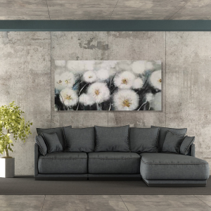 LP30 - Πίνακας λευκά λουλούδια
