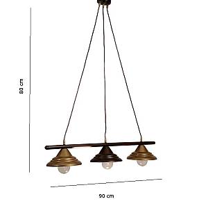 ΦΩΤΙΣΤΙΚΟ ΧΕΙΡΟΠΟΙΗΤΟ ΡΑΓΑ-ΜΕΤΑΛΛΙΚΟ ΚΑΦΕ & ΜΠΡΟΝΖΕ