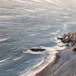 AP0037 - Πίνακας ηλιοβασίλεμα στη θάλασσα