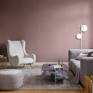 SAΔ05 - Φωτιστικό δαπέδου 2φωτο μεταλλικό λευκό με γυάλινες μπάλες