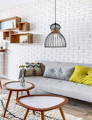 Φωτιστικό μονόφωτο μέταλλο μαύρο/σχοινί Ε27 Φ30