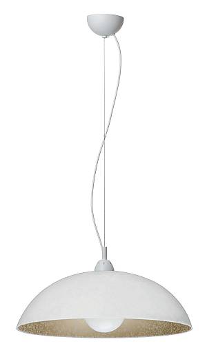 Φωτιστικό μονόφωτο Plexiglass  λευκό/χρυσό  Ε27 Φ40