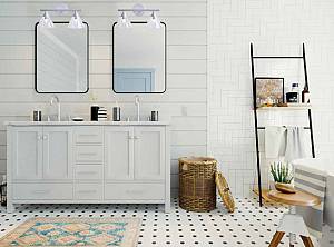 Απλίκα δίφωτη G9 ασημί