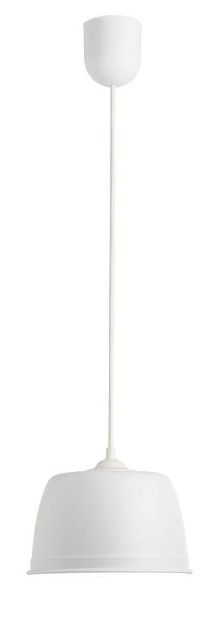 Φωτιστικό μονόφωτο αλουμίνιο λευκό Ε27 Φ22