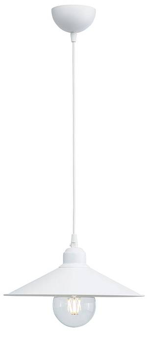 Φωτιστικό μονόφωτο αλουμίνιο λευκό Ε27 Φ30