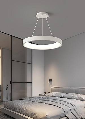 Φωτιστικό led λευκό 3CCT Dimmable by remote control 60w 5450Lm