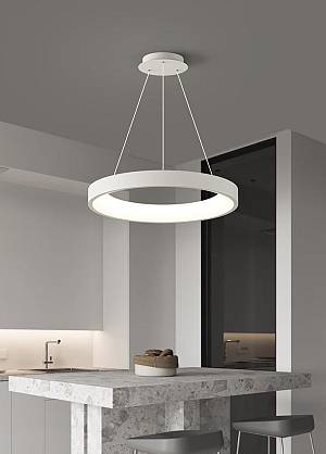 Φωτιστικό led λευκό 3CCT Dimmable by remote control 60w 5450Lm