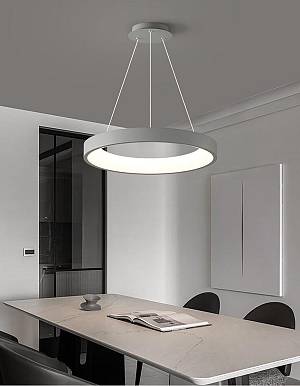 Φωτιστικό led γκρι 3CCT Dimmable by remote control 60w 5450Lm