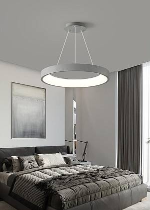 Φωτιστικό led γκρι 3CCT Dimmable by remote control 60w 5450Lm