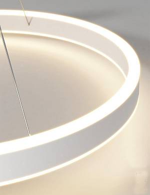 Φωτιστικό led λευκό 3CCT Dimmable by remote control 60w 5450Lm