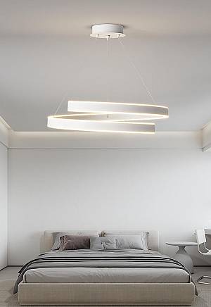 Φωτιστικό led λευκό 3CCT Dimmable by remote control 60w 5450Lm