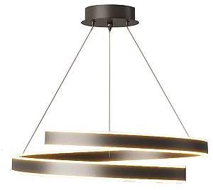 Φωτιστικό led μαύρο 3CCT Dimmable by remote control 60w 5450Lm