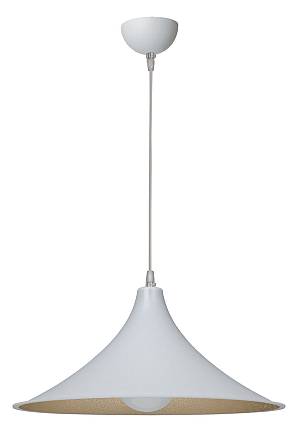 Φωτιστικό μονόφωτο Plexiglass  λευκό/χρυσό Ε27 Φ42