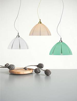 Φωτιστικό μονόφωτο γυαλί μελί Ε27 Φ36