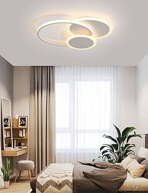 Φωτιστικό οροφής led λευκό 3CCT Dimmable by remote control 42w 3800Lm