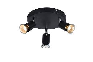 CCC 5215-3 BK ΣΠΟΤ ΟΡΟΦΗΣ 3/Φ ΜΑΥΡΟ