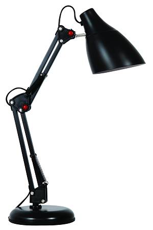 TLC 812 BK ΓΡΑΦΕΙΟΥ MAYRO ΣΧΕΔ/ΡΙΟΥ ΣΠΑΣΤΟ 1XE27