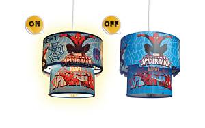 PDT 4352 SM ΚΡΕΜ. 1/Φ ΔΙΠΛΟ ΠΑΙΔΙΚΟ SPIDERMAN 1ΧΕ27