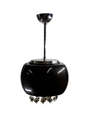 PDT 301 BK#  1/Φ ΜΑΥΡΟ ΜΠΟΜΠΕ ΜΕ ΔΙΑΚΟΣΜΗΤΙΚΑ ΦΙΛΝΤΙΣΙ 3XG9