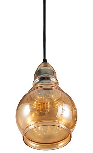 PDA 1258 B 1/Φ  ΓΥΑΛΙ ΚΟΝΤΟ ΜΠΟΜΠΕ ΜΕΛΙ 1xE-27 40W