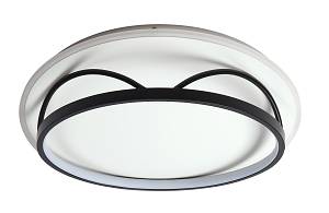 CCC 711 # LED ΟΡΟΦΗΣ ΚΥΚΛΙΚΟ ΜΑΥΡΟ-ΑΣΠΡΟ