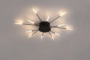 CCC 709-12 # LED ΟΡΟΦΗΣ ΜΑΥΡΟ ΑΚΤΙΝΕΣ