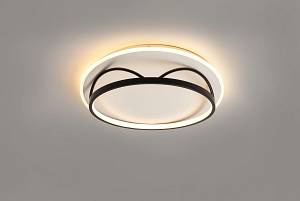 CCC 711 # LED ΟΡΟΦΗΣ ΚΥΚΛΙΚΟ ΜΑΥΡΟ-ΑΣΠΡΟ