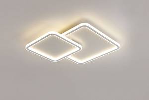 CCC 714-2 ΠΛΑΦΟΝΙΕΡΑ LED ΛΕΥΚΗ ΔΙΠΛΗ ΤΕΤΡΑΓΩΝΗ