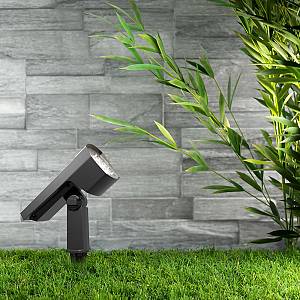 Σποτ (Solar) Καρφωτό 12W 2IN1 IP65 Γκρί