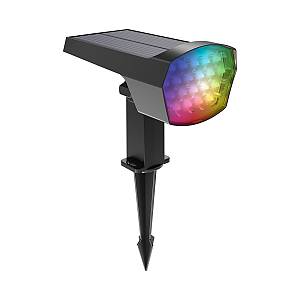 Σποτ (Solar) Καρφωτό 12W IP65 RGB Γκρί