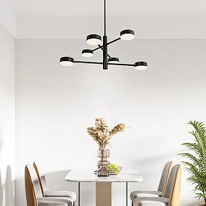 Κρεμαστό Led Arcana 48w  5280 lm 3000k Μαύρο