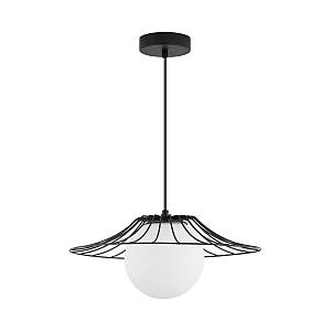 Κρεμαστό μονόφωτο 1 x Ε27 μαύρο Ø36