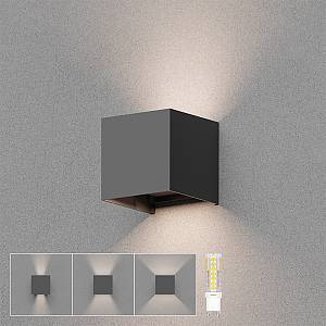 Απλίκα Vecta IP54 Ανθρακί (Λάμπα G9 6,5w εμπεριέχεται)