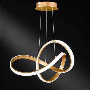 Κρεμαστό led Indigo 4400lm 44w Φύλλο χρυσού