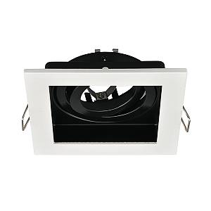 Σποτ Beta-A-GU10 SQR Λευκό-Μαύρο Μονό Ø0,90