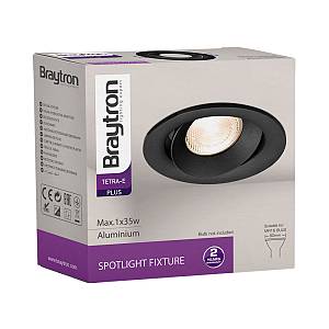 Σποτ Tetra Στρογγυλό Μαύρο