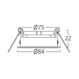 Σποτ MITTO Στρογγυλό Μαύρο GU10