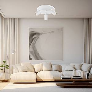 Σποτ Beta RND 3 x GU10 Λευκό