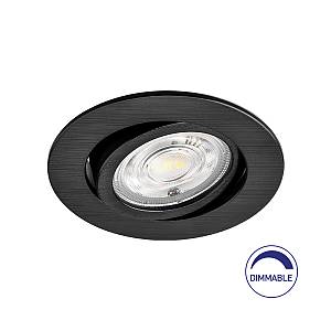 Σποτ led dimmable 7w 630lm CCT (μαύρο)