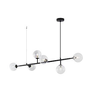 Κρεμαστή ράγα 6 x G9 μαύρη