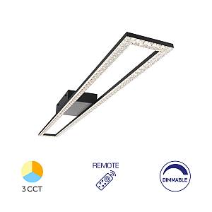 Οροφής led Crystal 40w 4400lm CCT με Control