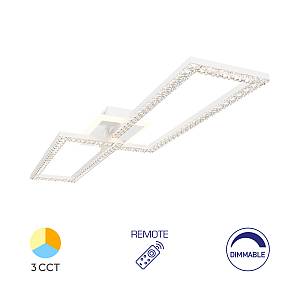 Οροφής led Crystal 55w 6050lm CCT με Control