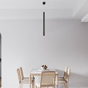 Κρεμαστό μονόφωτο 1 x G9 μαύρο Ø2,8