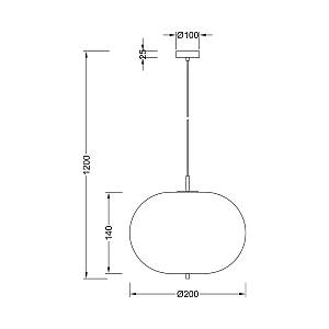 Κρεμαστό μονόφωτο 1 x Ε14