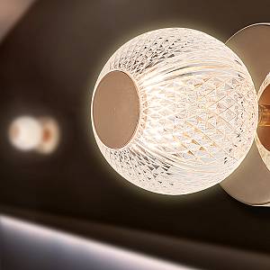 Απλίκα 1 x G9 χρυσή