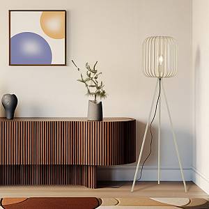 Φωτιστικό δαπέδου 1 x E27 μπεζ