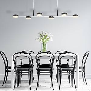 Κρεμαστό Led Arcana 48w  5280 lm 3000k Μαύρο